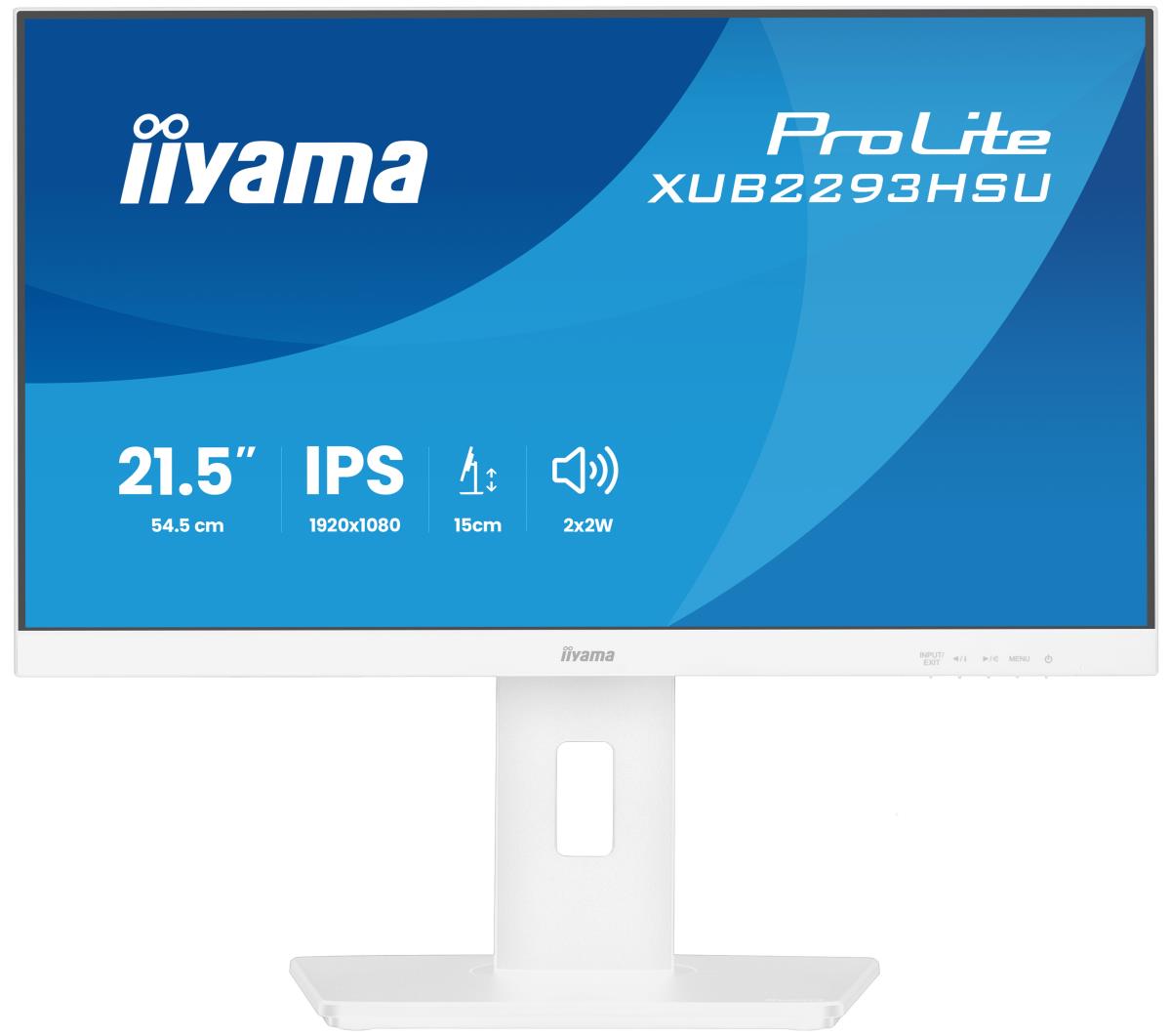 Desktop Monitor - PROLITE XUB2293HSU-W7 - 22in - 1920x1080 (FHD) - White