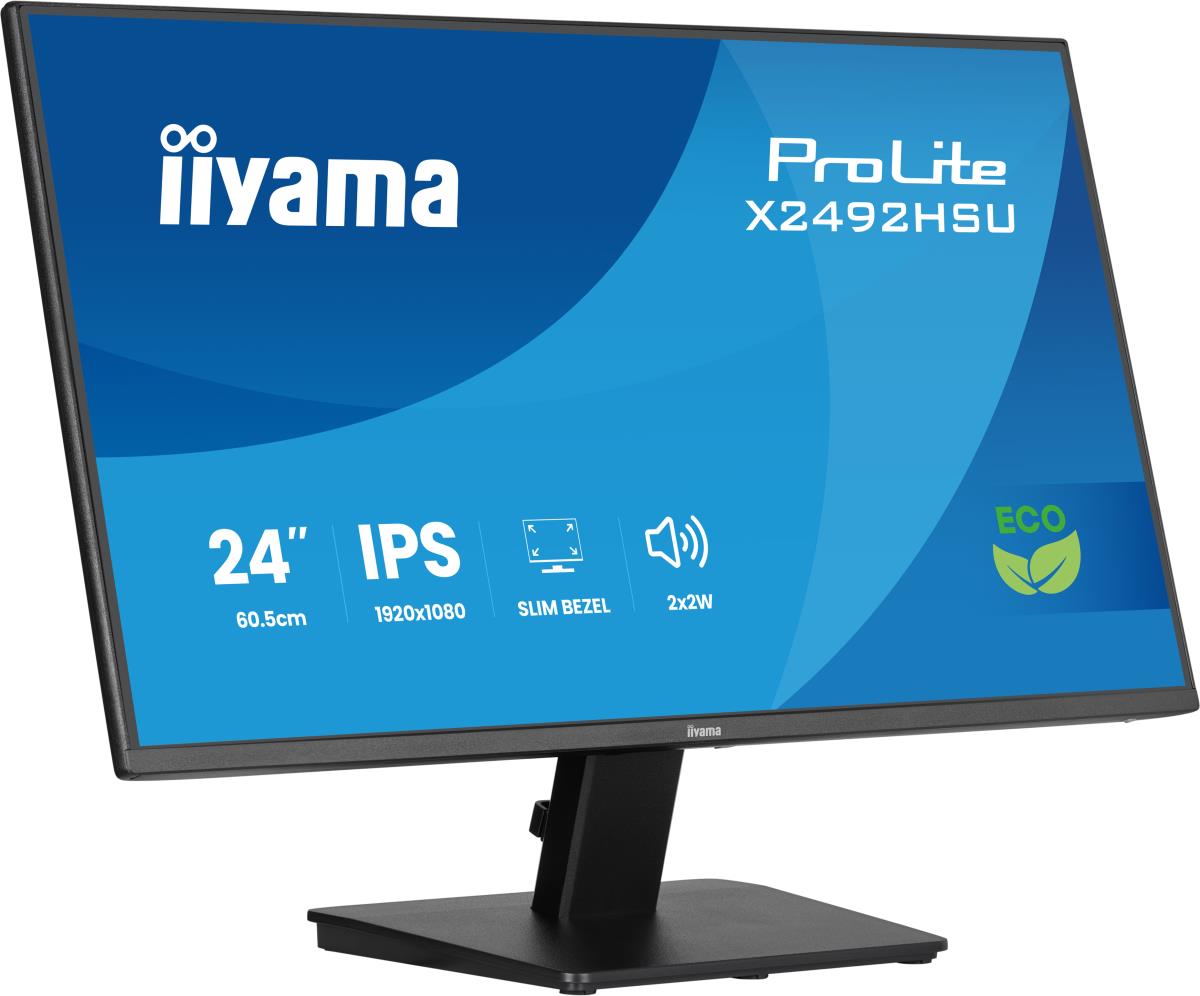 Desktop Monitor - ProLite X2492HSU-B1 - 24in - 1920x1080 (FHD) - Black