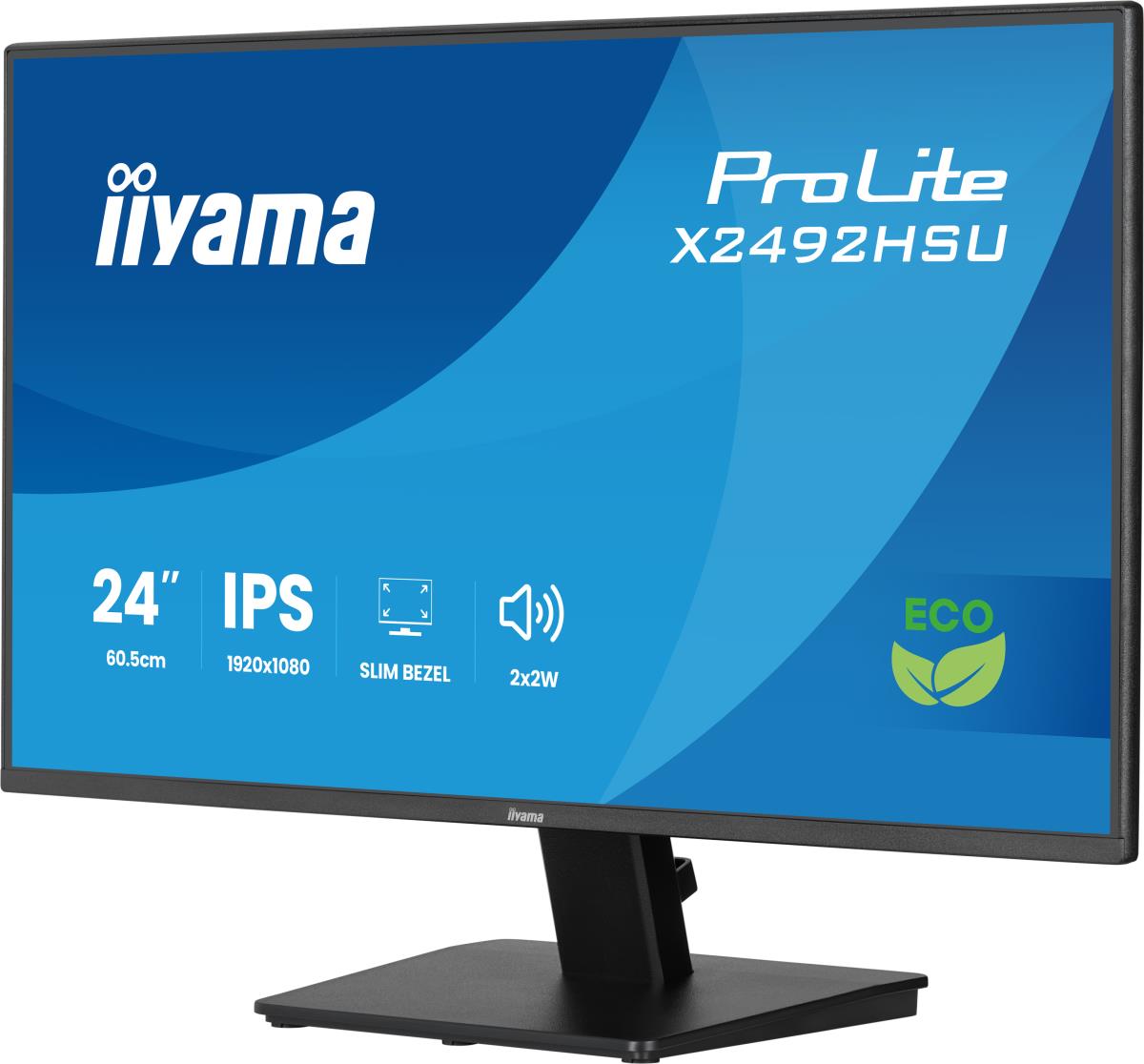 Desktop Monitor - ProLite X2492HSU-B1 - 24in - 1920x1080 (FHD) - Black