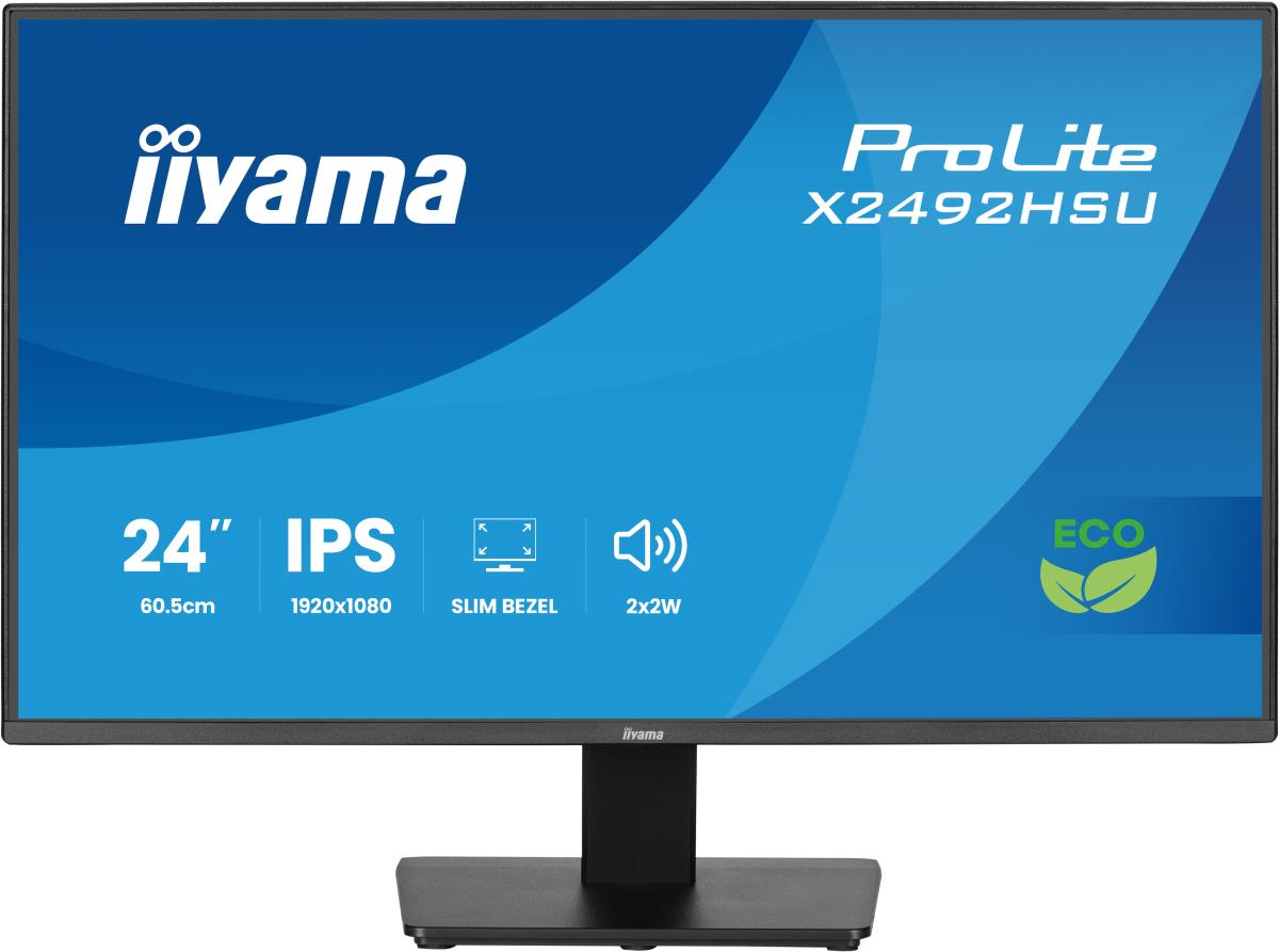 Desktop Monitor - ProLite X2492HSU-B1 - 24in - 1920x1080 (FHD) - Black