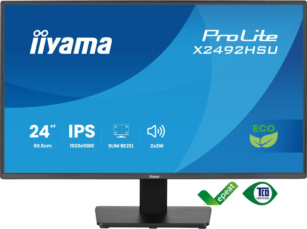 Desktop Monitor - ProLite X2492HSU-B1 - 24in - 1920x1080 (FHD) - Black