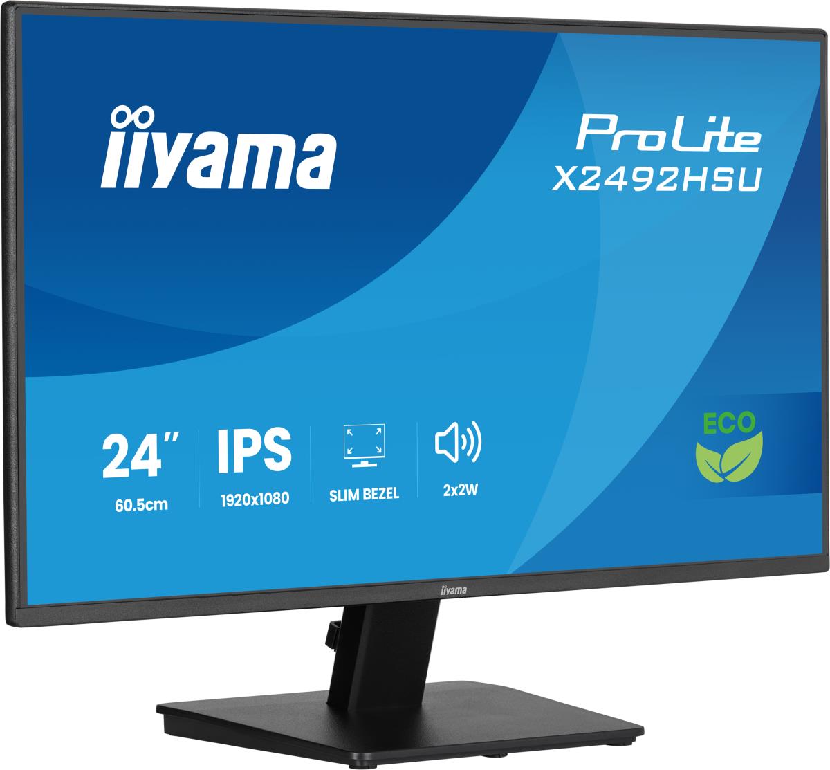 Desktop Monitor - ProLite X2492HSU-B1 - 24in - 1920x1080 (FHD) - Black