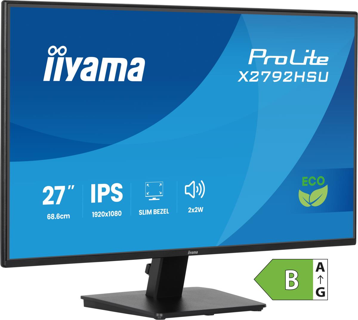 Desktop Monitor - ProLite X2792HSU-B1 - 27in - 1920x1080 (FHD) - Black