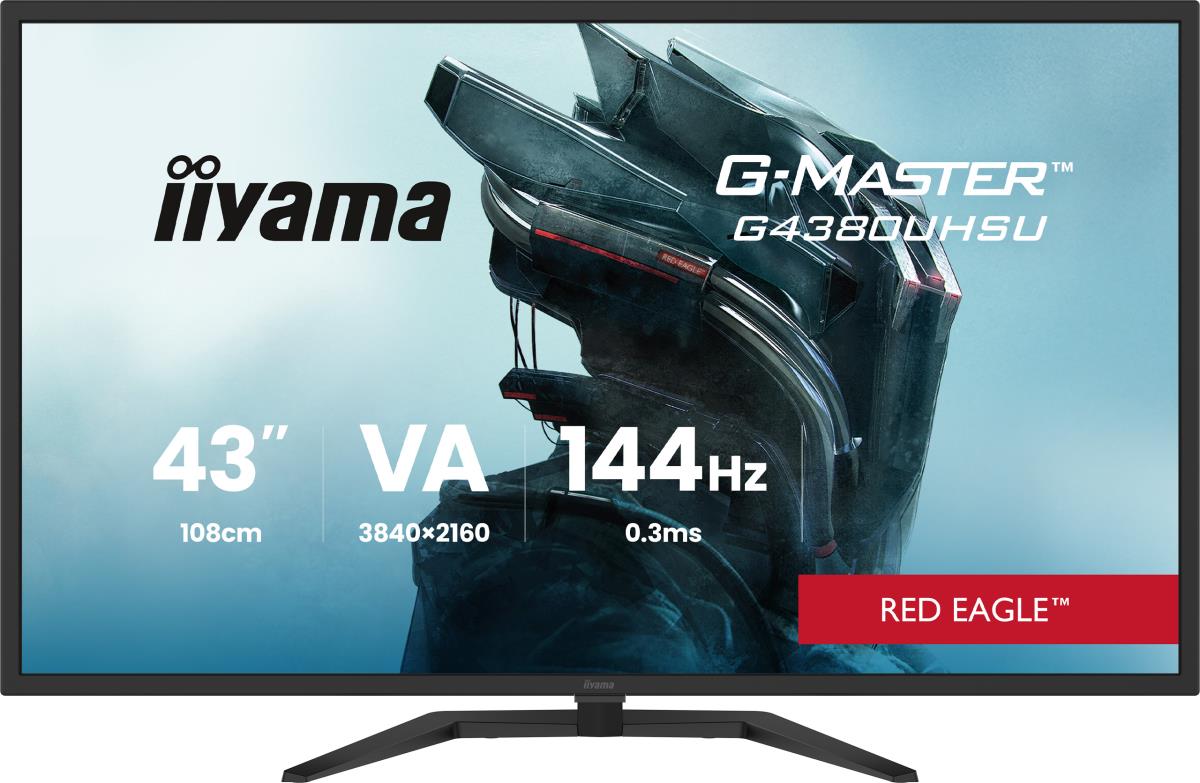 Desktop Monitor - G-MASTER G4380UHSU-B2 - 43in - 3840x2160 (UHD) - Black