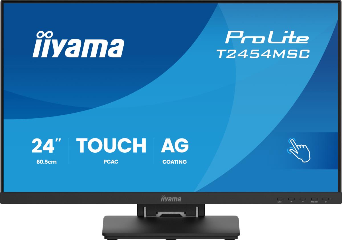 Touch Monitor - ProLite T2454MSC-B3AG - 24in - 1920x1080 (FHD) - Black