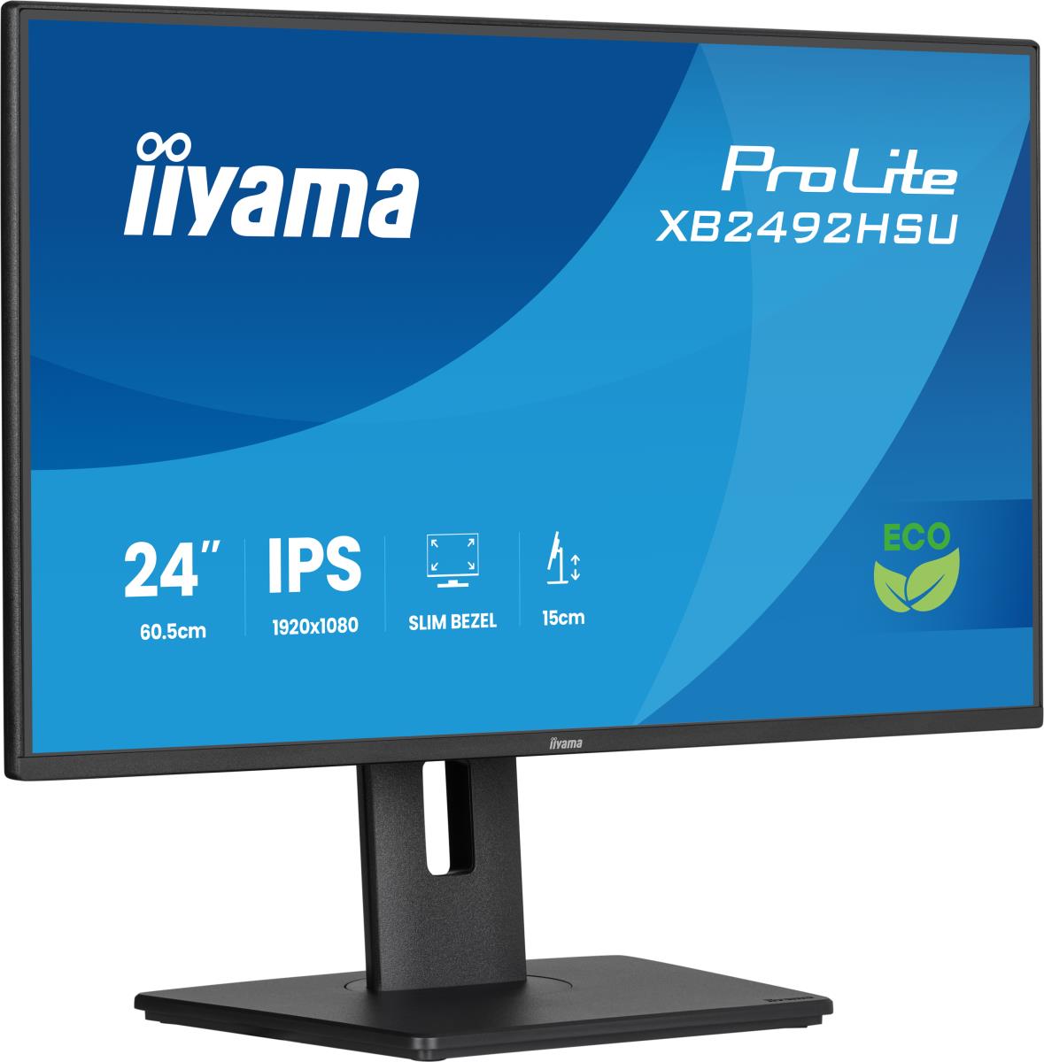 Desktop Monitor - ProLite XB2492HSU-B1 - 24in - 1920x1080 (FHD) - Black