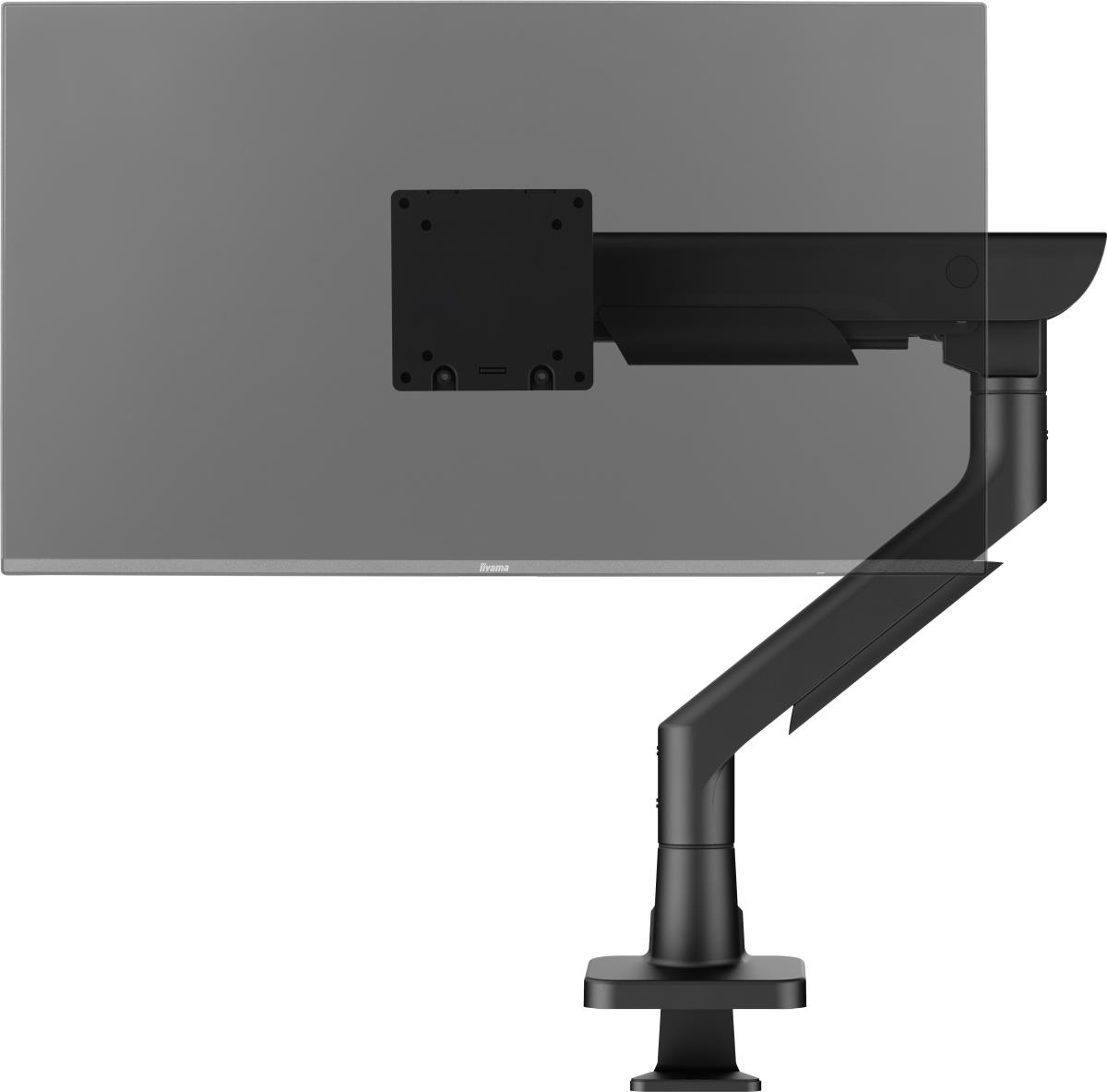 Ergonomic and Space-saving Support For Monitors up to 49in - Black