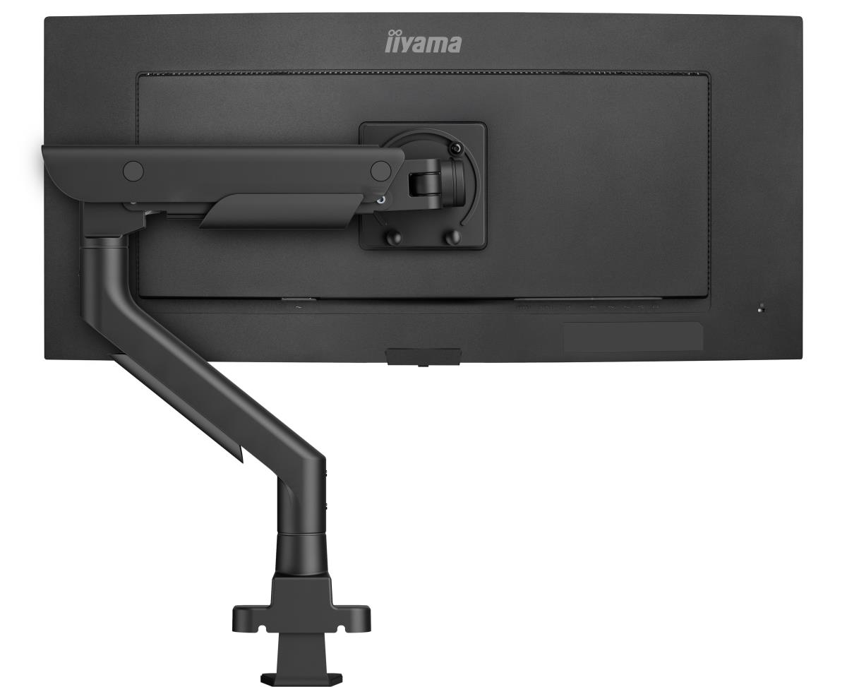 Ergonomic and Space-saving Support For Monitors up to 49in - Black