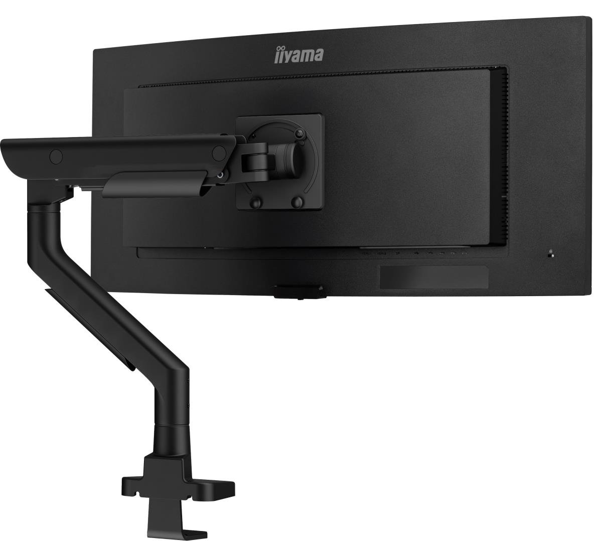 Ergonomic and Space-saving Support For Monitors up to 49in - Black