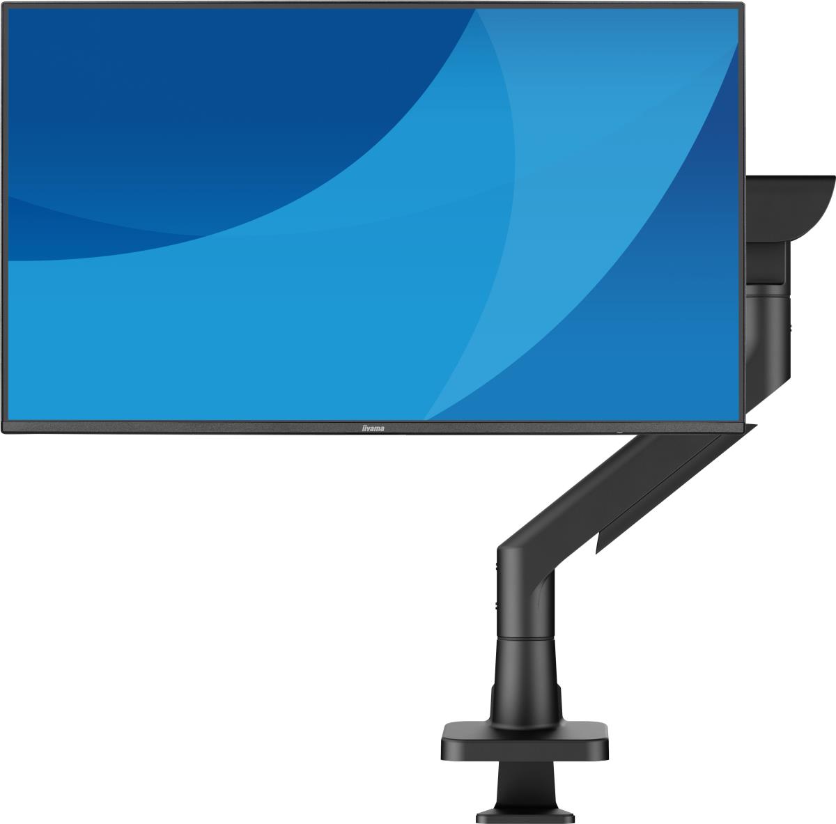 Ergonomic and Space-saving Support For Monitors up to 49in - Black