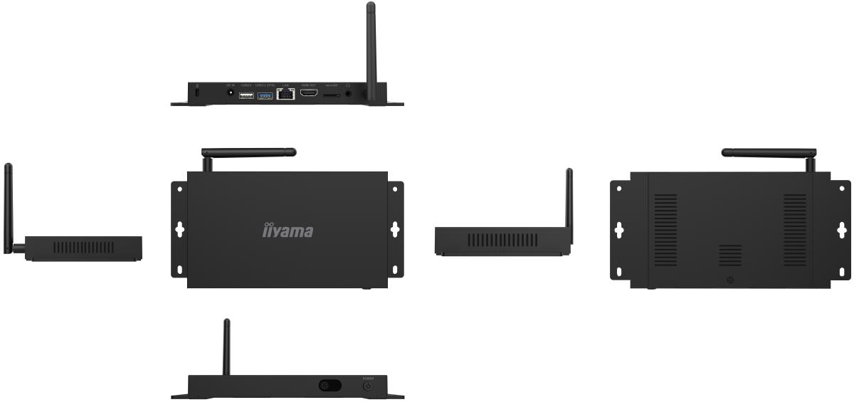 Signage Box IISIGNAGEBOX-1 - Octa-core RK3576 - 4GB Ram - Black