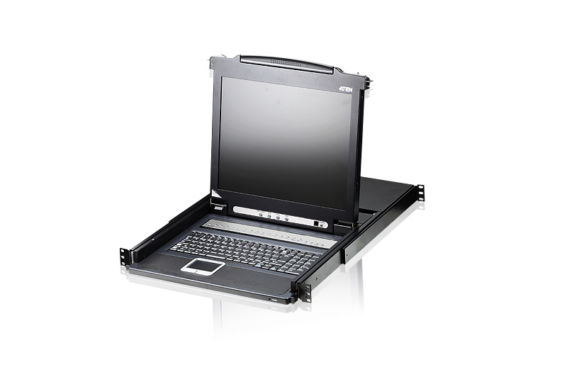 KVM With 17in LCD 8-port Support Ps/2 USB Sun - Cl1008m