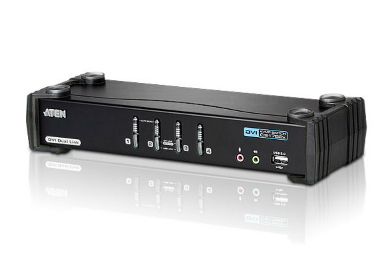 KVMp Switch 4-port USB DVI Dual Link