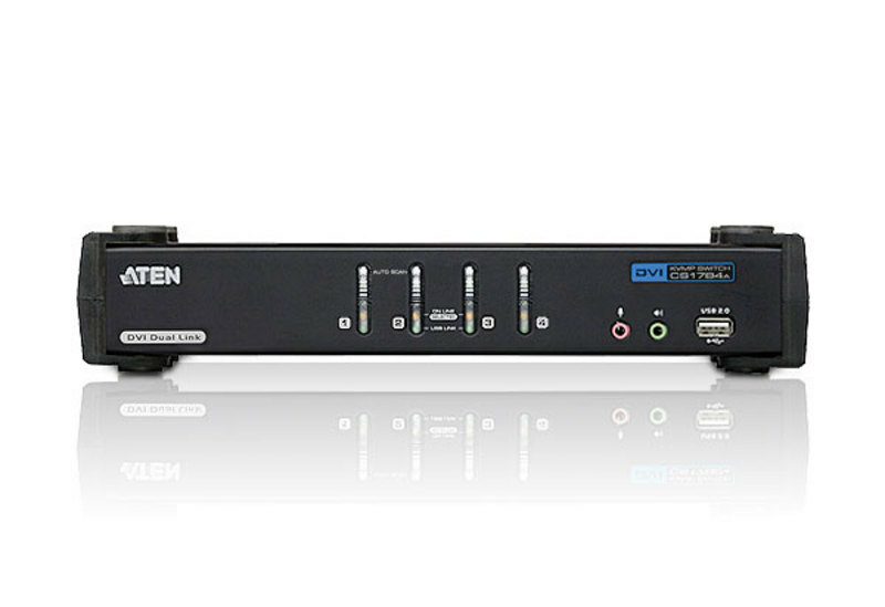 KVMp Switch 4-port USB DVI Dual Link