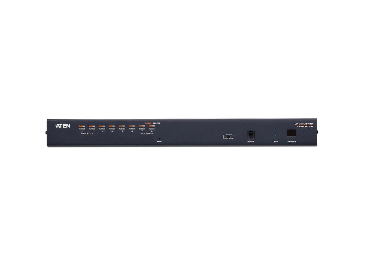 KVM Switch  Daisy Chain 8 Port Cat-5 High Density