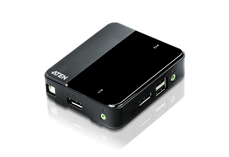 2-port USB DisplayPort KVM Switch 4k Uhd Support