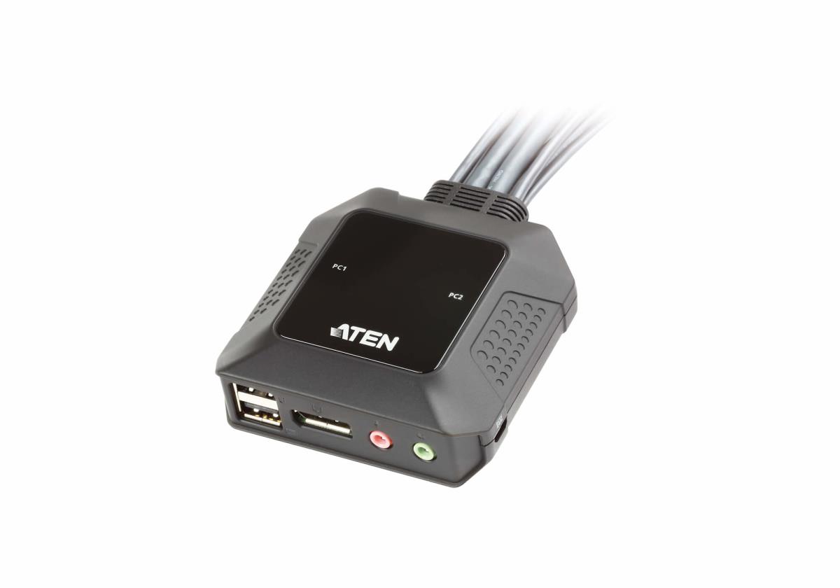 2-port KVM Switch Black