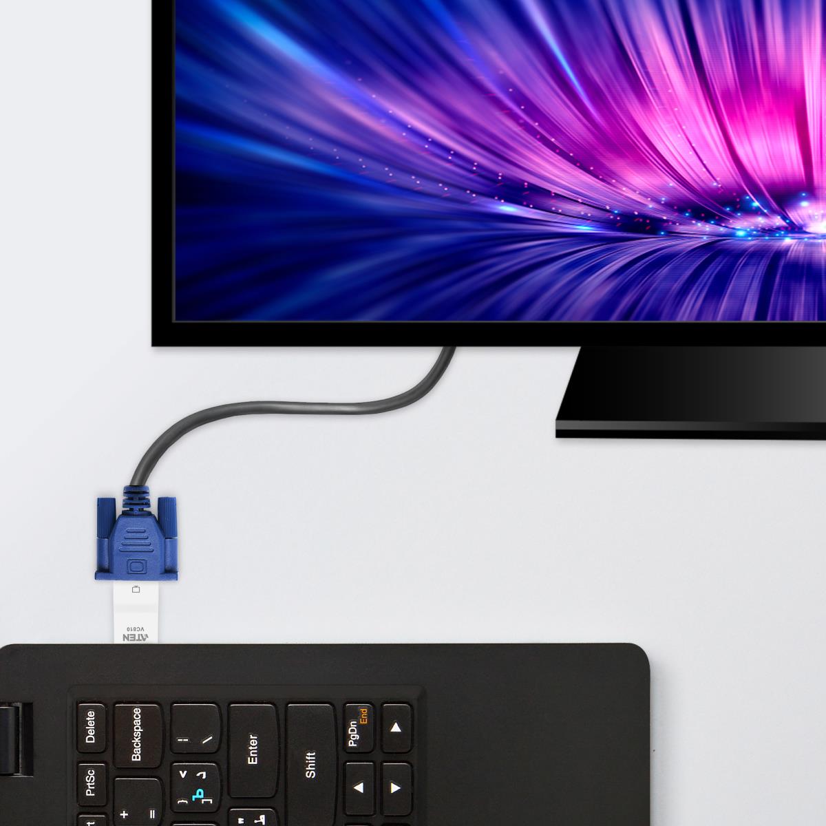 Vc810-at Hdmi To Vga Converter
