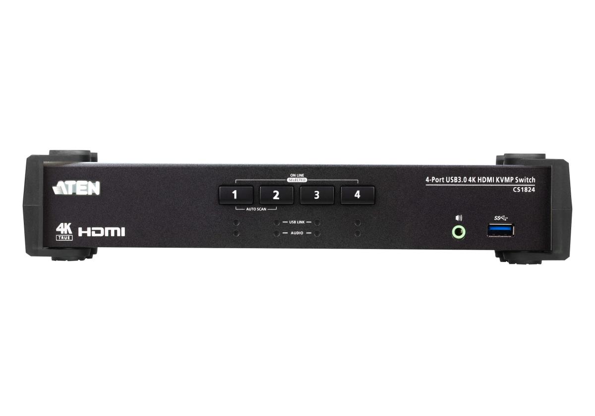 4-port USB 3.0 4k Hdmi KVMp Switch