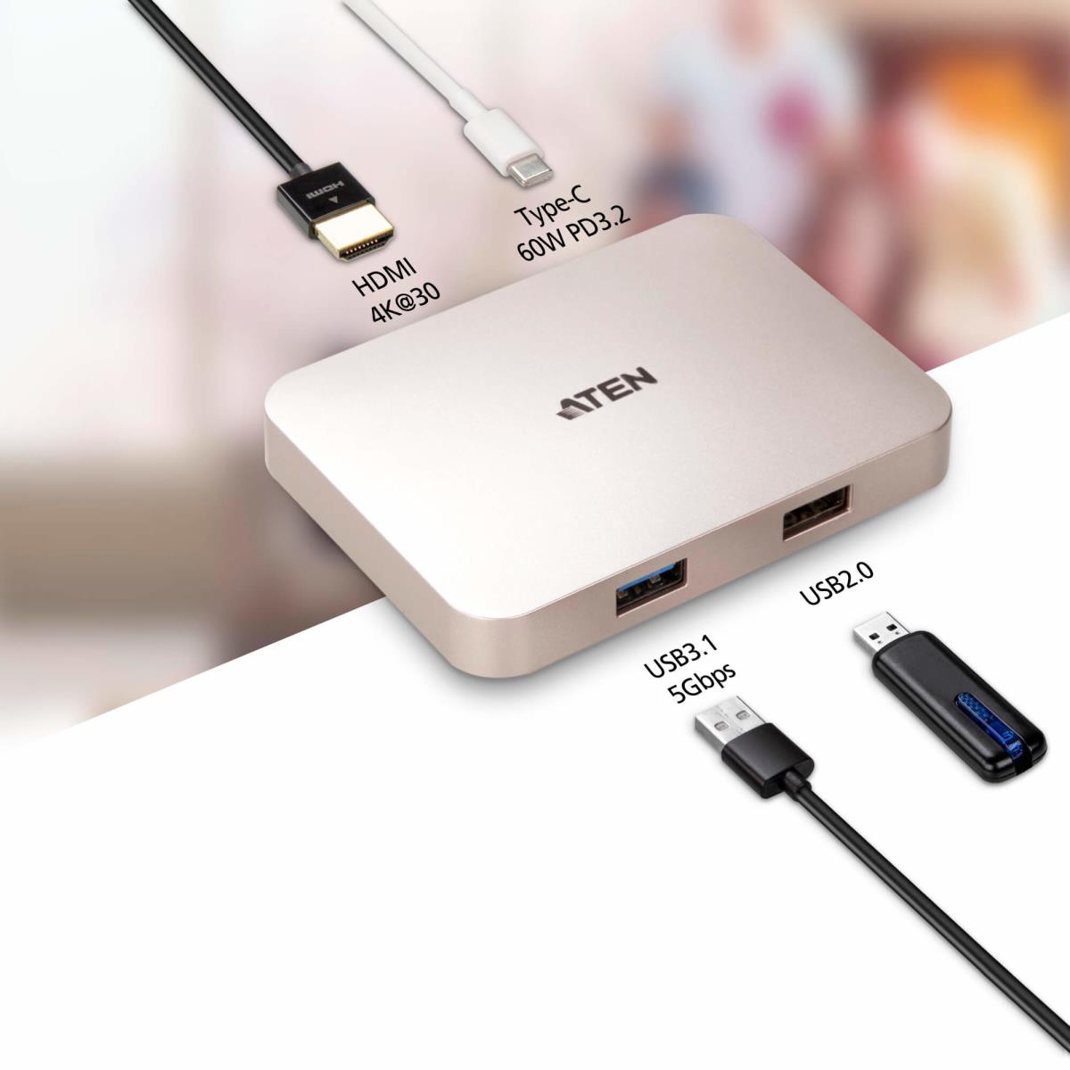 USB-c 4k Ultra Mini Dock - Pd60w