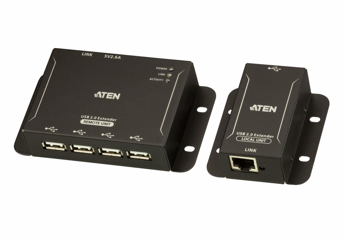 4-port USB 2.0 Cat 5 Extender (up To 50m)
