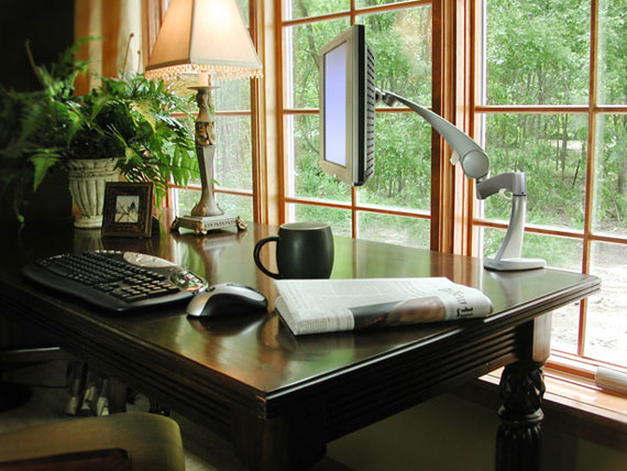 Neo-flex LCD Arm With Extension (silver) 22in LCD 20cm Lift 180 Tilt 360 Pan 360 Rotation