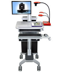 Lx Large Display Cart Silver