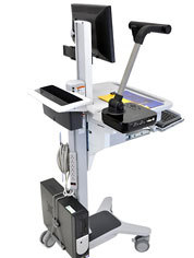 Lx Large Display Cart Silver