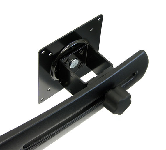 Dual Monitor Horizontal Stand Black