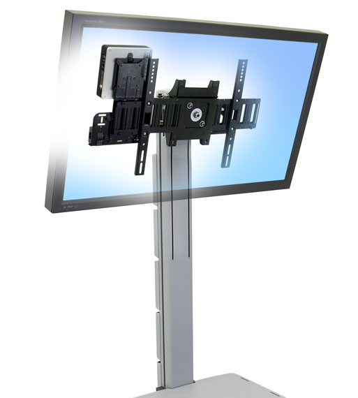 Vesa Cpu Mount For Neo-flex Mobile Mediacenter Carts Black