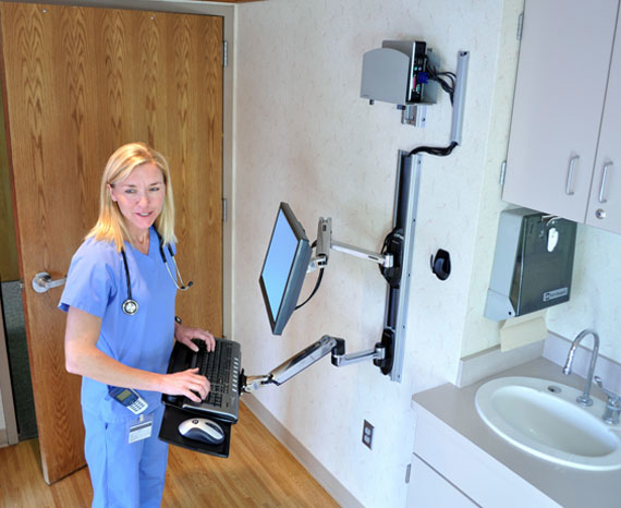 Lx Wall Mount System Polished Aluminum
