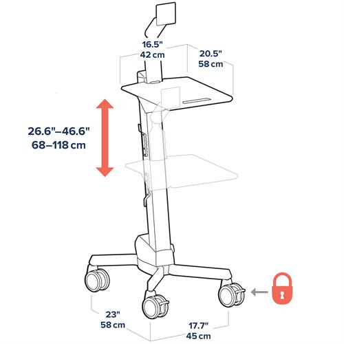 Neo-flex LCD Cart