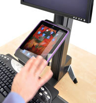 Tablet / Document Holder For Workfit-s Workstation (black)