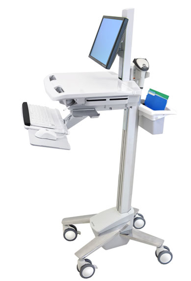 Mobile Cart - StyleView Cart with LCD Pivot - Full-Featured Medical Cart - 1 monitor - Tilt/Pan/Rotation - up to 24in