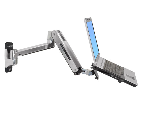 Monitor Mount -  LX Sit-Stand - wall - 1 monitor - Tilt/Pan/Rotate - up to 43in - Aluminium