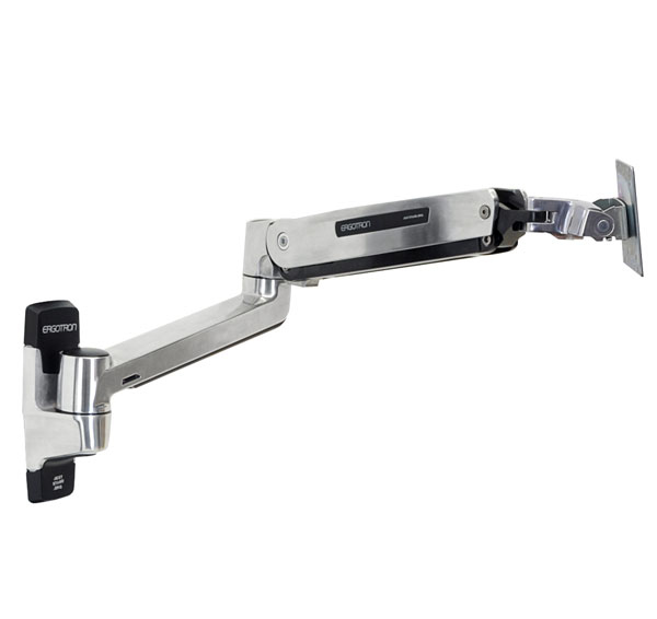 Monitor Mount - LX HD Sit-Stand - wall - 1 monitor - Sit-Stand - Tilt/Pan/Rotate - up to 46in - Aluminium