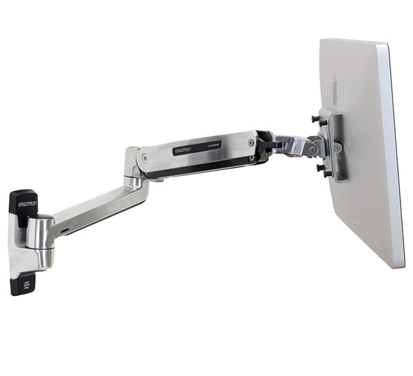 Monitor Mount - LX HD Sit-Stand - wall - 1 monitor - Sit-Stand - Tilt/Pan/Rotate - up to 46in - Aluminium