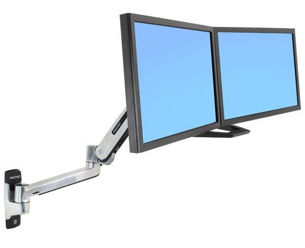 Monitor Mount - LX HD Sit-Stand - wall - 1 monitor - Sit-Stand - Tilt/Pan/Rotate - up to 46in - Aluminium