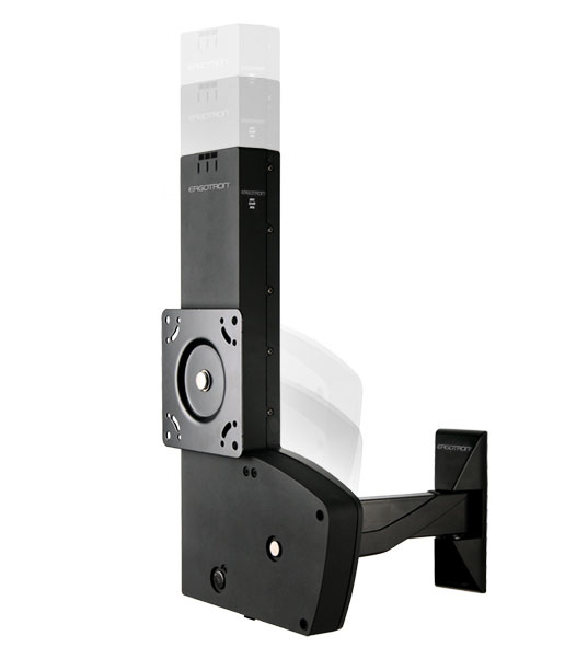 TV Mount - Glide Wall Mount, LD-X - 1 monitor - Tilt/Pan - Up to 42in - Black