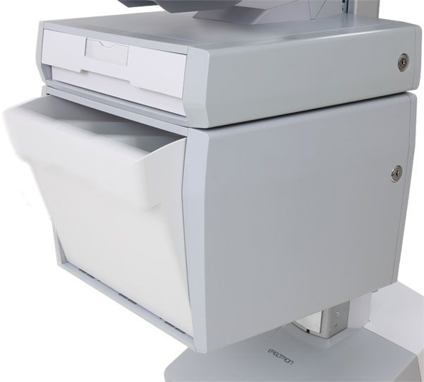 Sv Telemedicine Bin For Styleview Powered Carts (grey/white)