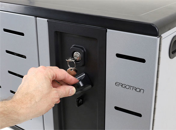 Zip12 Charging Desktop Cabinet (black/silver) Eu