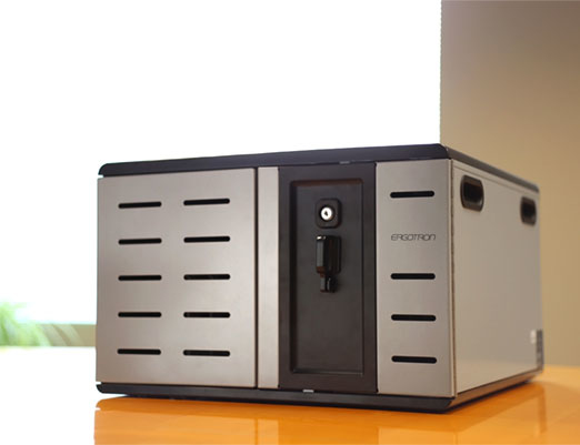 Zip12 Charging Desktop Cabinet (black/silver) Eu