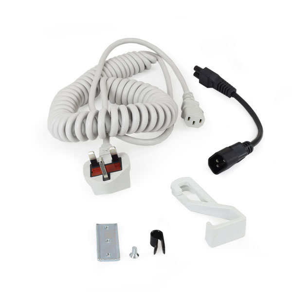 Coiled Extension Cord Accessory Kit (grey) Eu