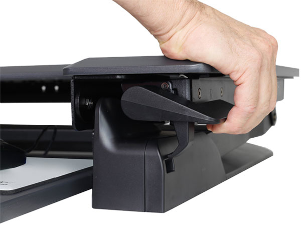 WorkFit-TL Sit-Stand Desktop Workstation (black)