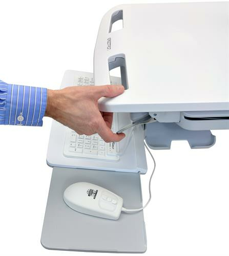 Styleview Cart With LCD Arm LiFe Powered 2 Drawers (2 Medium Drawers X 1 Row) EU