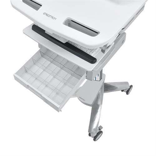 Styleview Cart With LCD Arm LiFe Powered 2 Tall Drawers (2 Medium Tall Drawers X 1 Row) EU