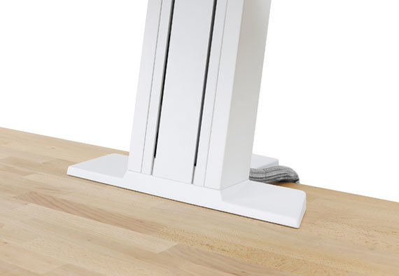 Monitor Mount - WorkFit-SR - Desk - 2 monitor - Sit-Stand Desktop Workstation - Tilt/Rotate - Up to 24in - White