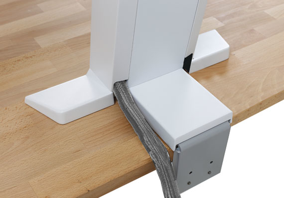 Monitor Mount - WorkFit-SR - Desk - 2 monitor - Sit-Stand Desktop Workstation - Tilt/Rotate - Up to 24in - White