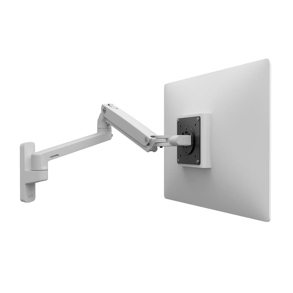 Mxv Wall Monitor Adjustable Arm - Screen Up To 34in - White