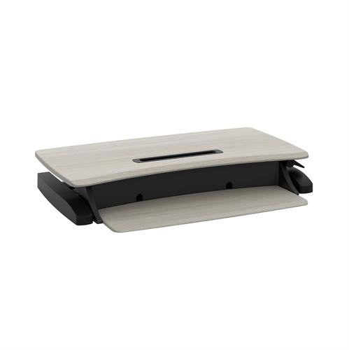 WorkFit-Z Mini, Standing Desk Workstation Sit-Stand Desk Converter - Small Surface